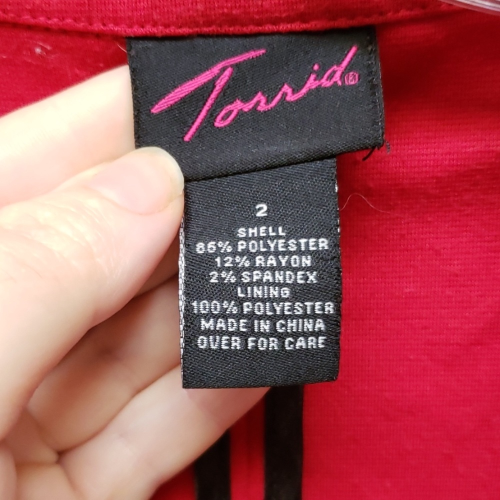 Red torrid blazer - Picture 4 of 5